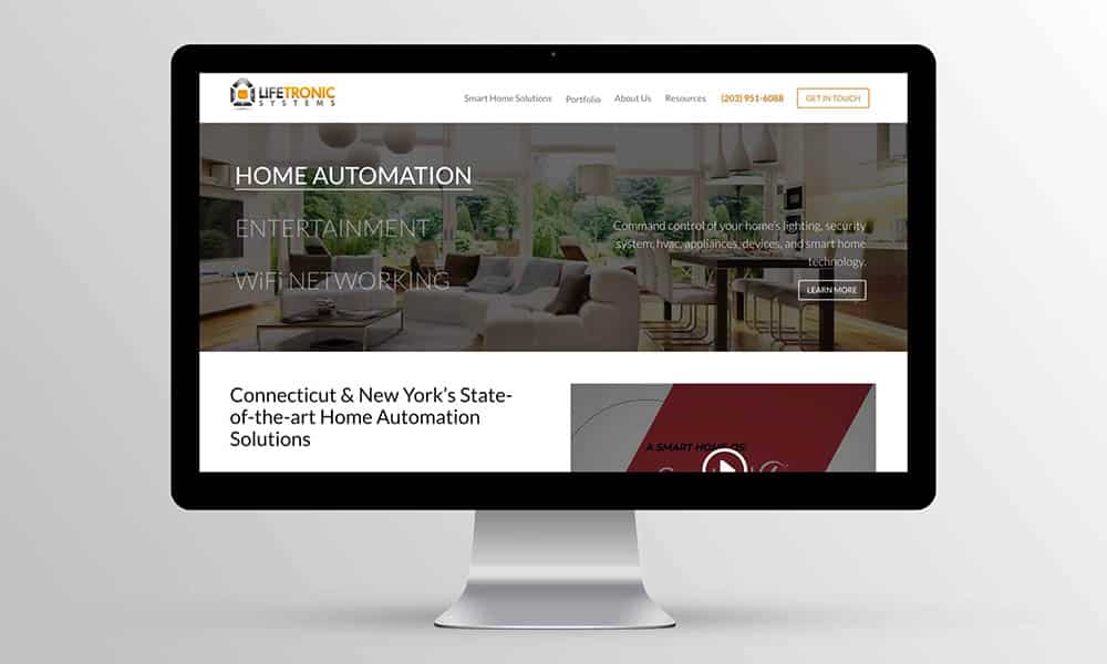 Website Design: Smart Home Automation Company