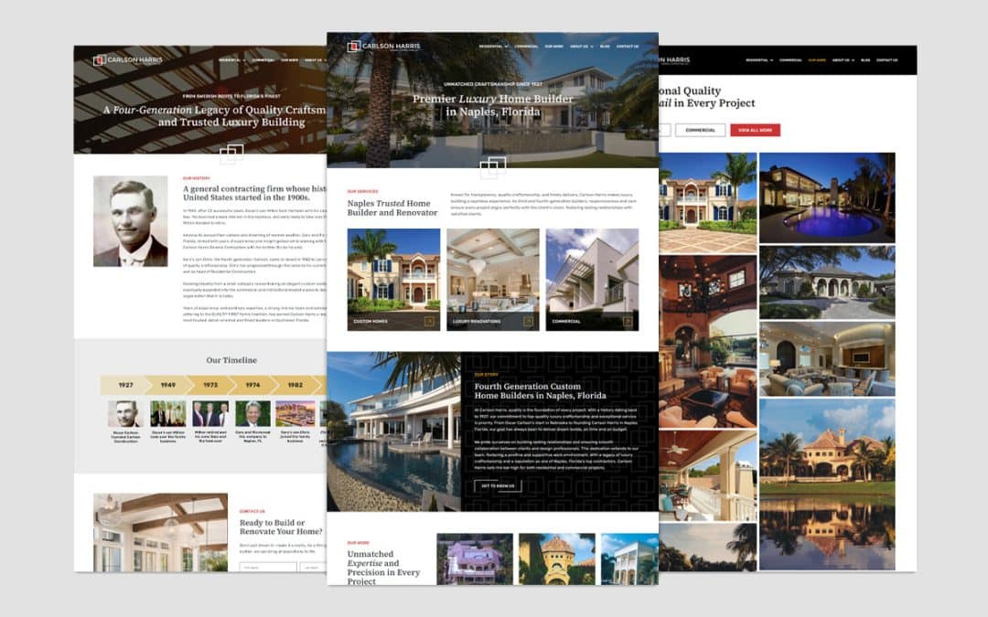 Website Redesign for Naples’ Premier Homebuilder