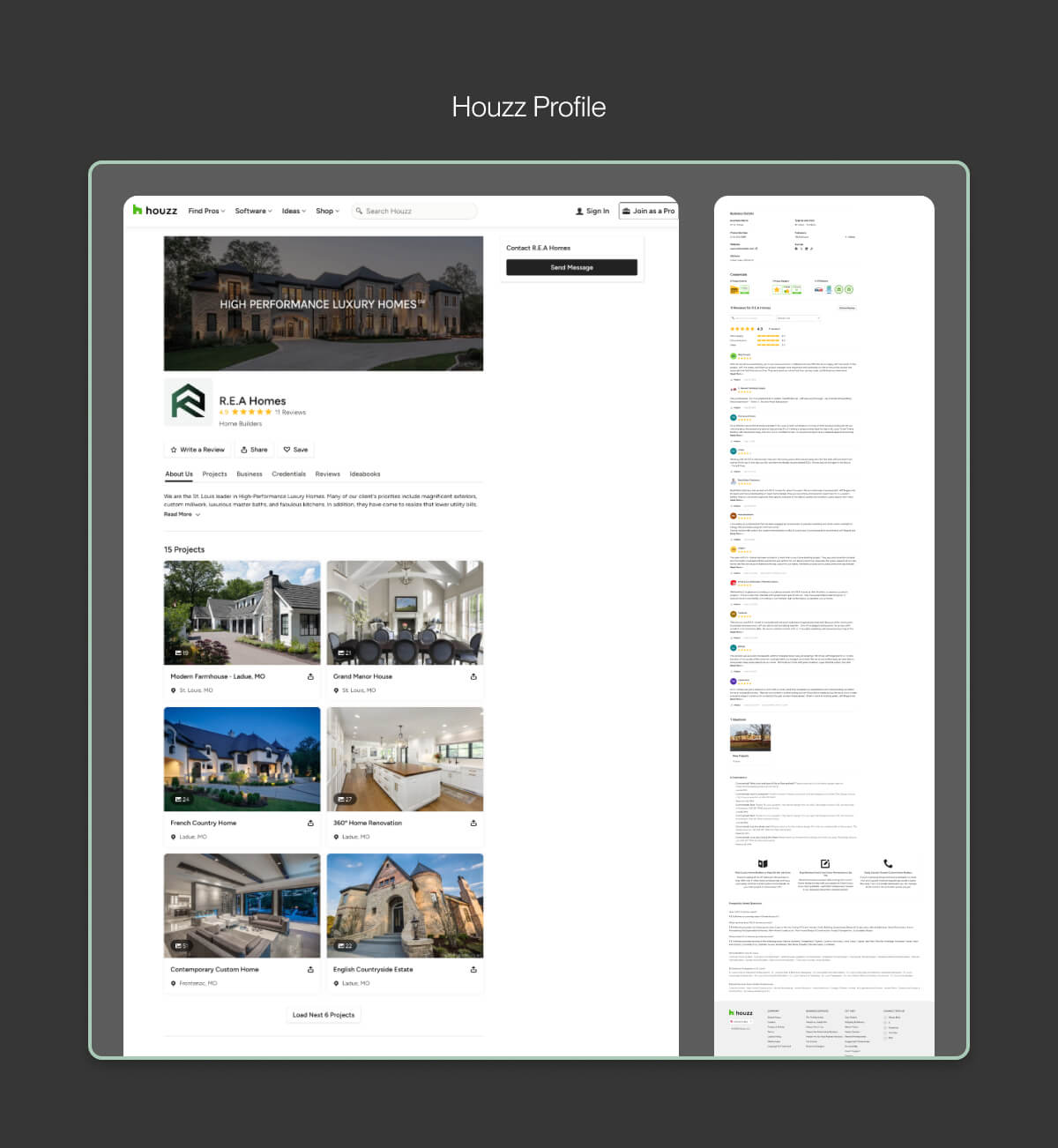 Houzz Profile