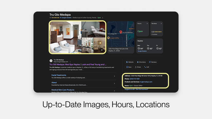 how to improve my med spa's online presence 
