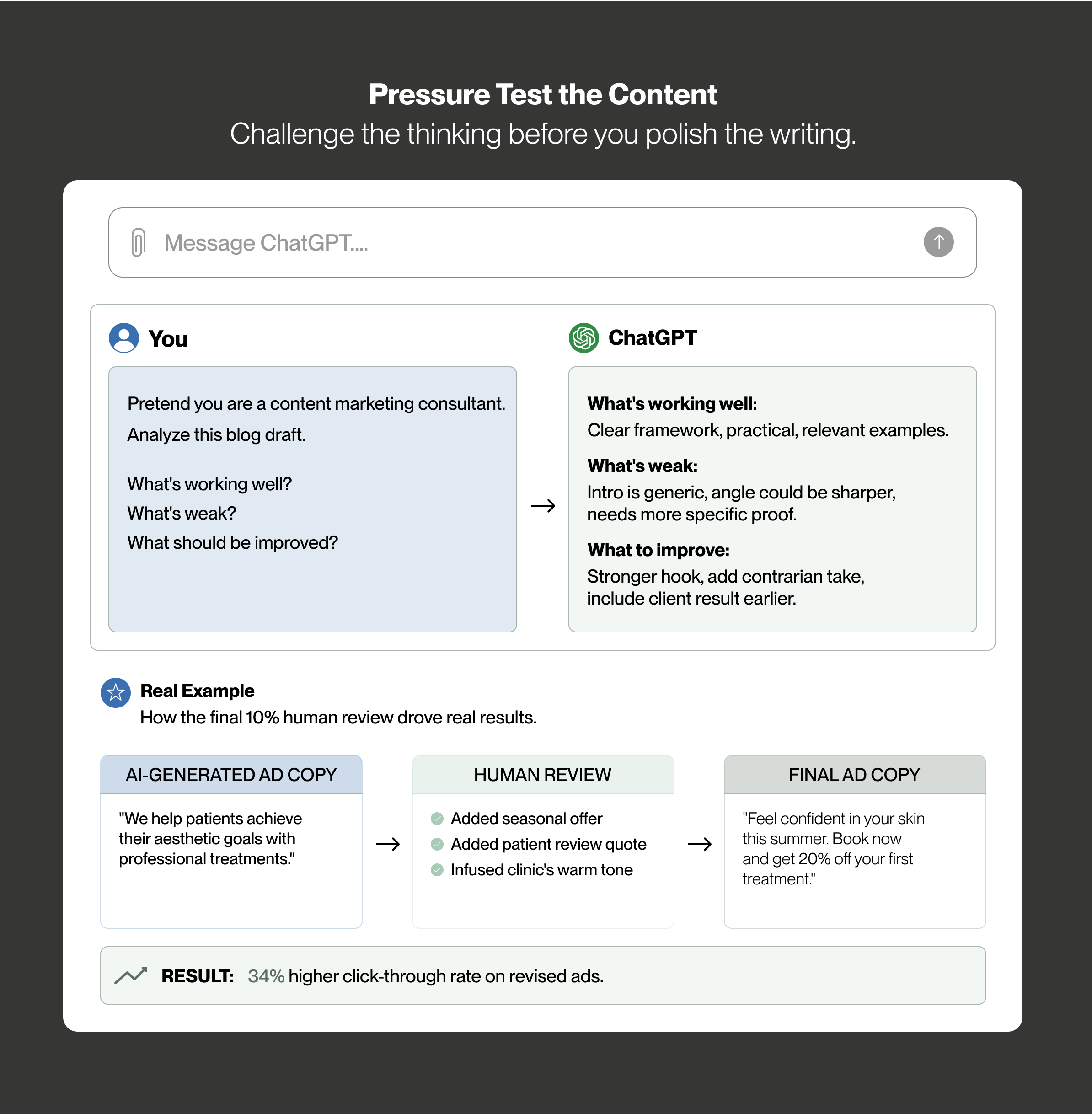 Last 10% of checking AI work